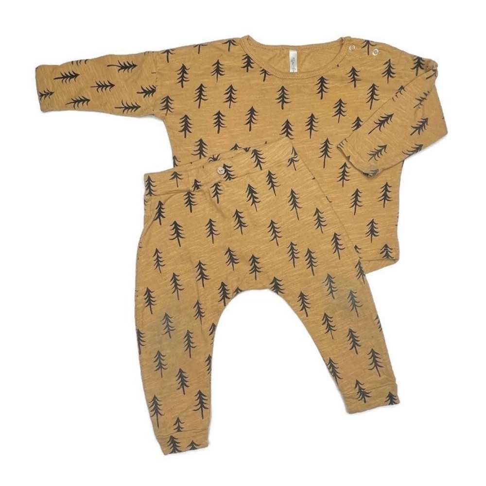 Rylee + Cru x Le Petit‎ Organic Evergreen Long Sleeve Tee and Pant